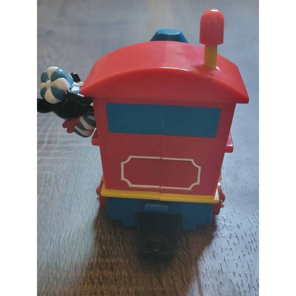 Vintage Mickey Mouse Train Engine Toy Red Yellow Green‎ Blue Disney